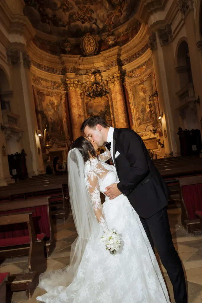 julia jake st ignatius church dubrovnik wedding 150