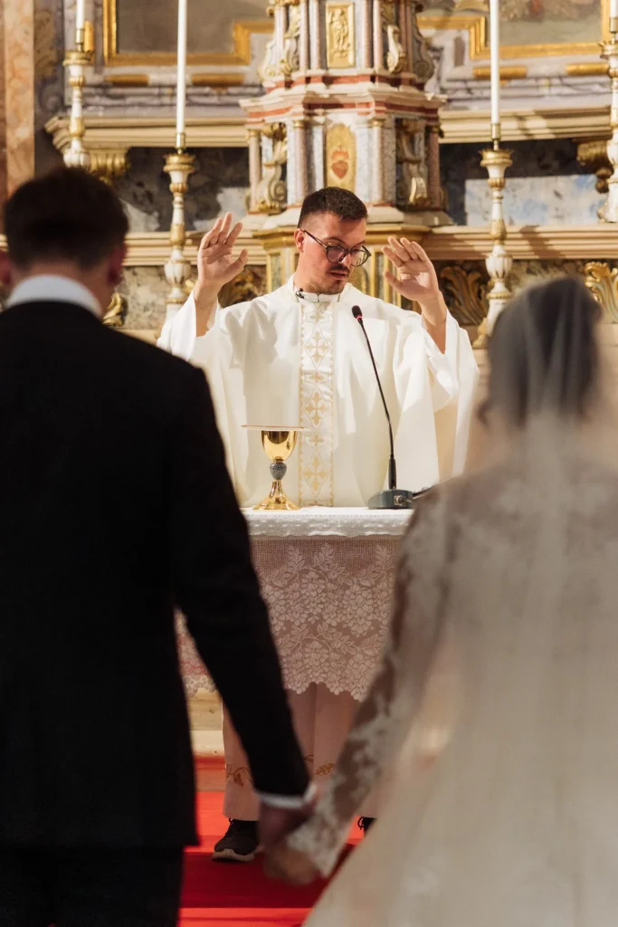 julia jake st ignatius church dubrovnik wedding 94
